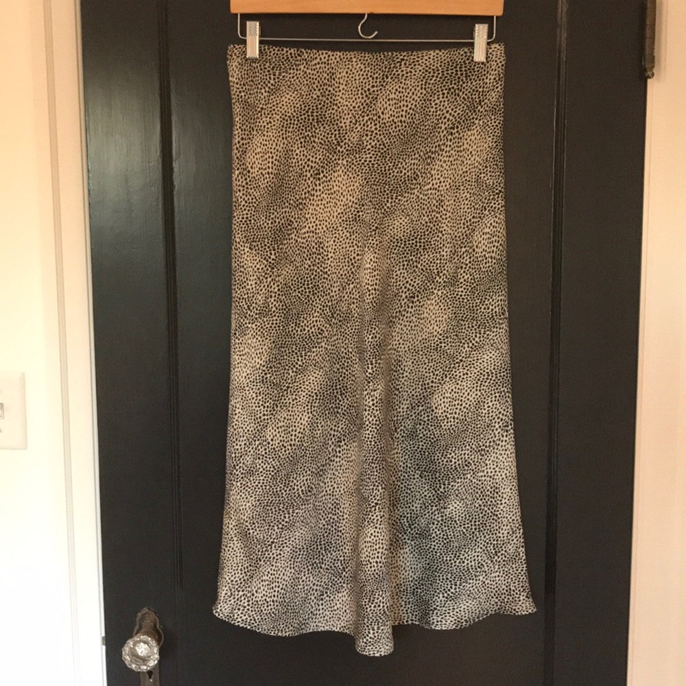 Re:named Leopard Midi Skirt